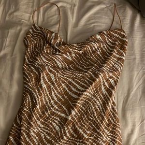 Body con, spaghetti strap midi dress